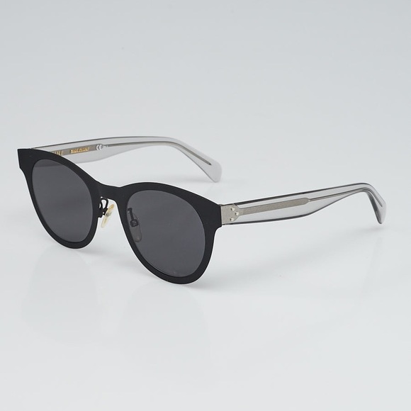 Celine Accessories Celine Matte Black Sunglasses Damaged Missing
